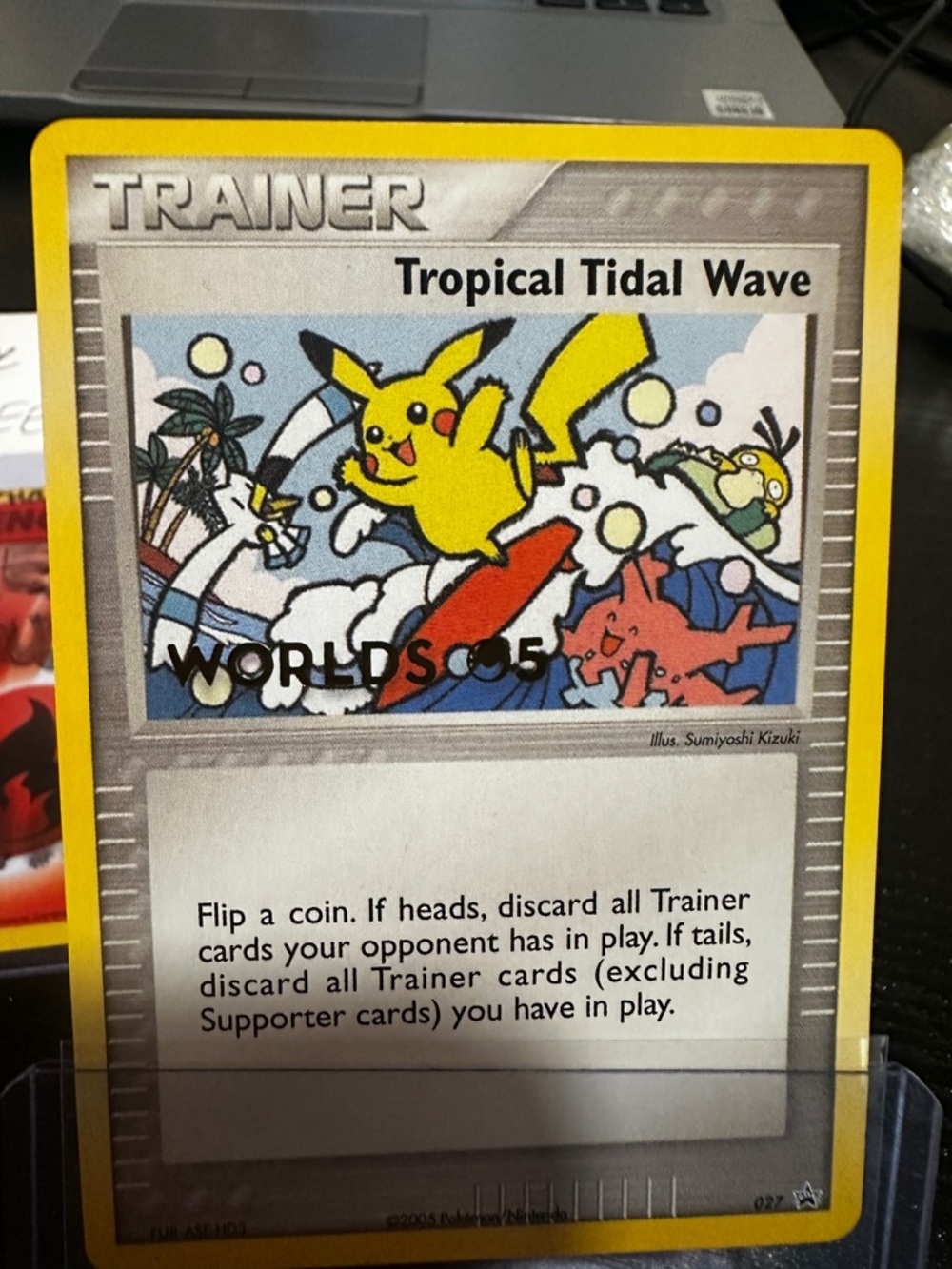 Pokemon Pikachu Tropical Tidal Wave #27 World Championships Black Star Promo LP